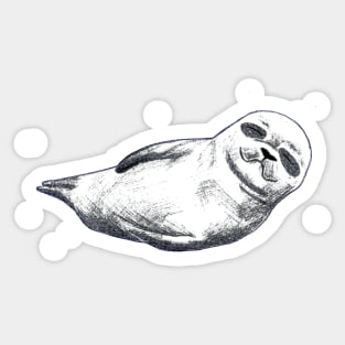 Flying Seal Sticker